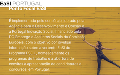 1.ª Flash News do Ponto Focal EaSI divulga candidaturas abertas