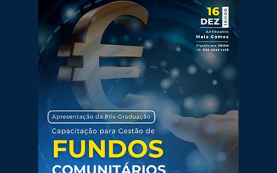 Cláudia Joaquim faz abertura da Pós Graduação em “Capacitação para Gestão de Fundos Comunitários”