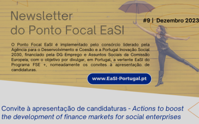 Newsletter EaSI n.º 9 destaca financiamento europeu para empresas sociais