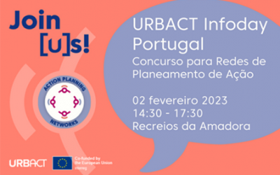 Oportunidades ‘URBACT’ apresentadas dia 2 de fevereiro na Amadora