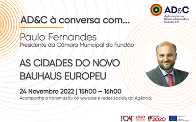 Webinar AD&C sobre ‘As cidades do Novo Bauhaus Europeu’