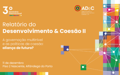 Participe no 3º Seminário do Relatório do Desenvolvimento e Coesão II