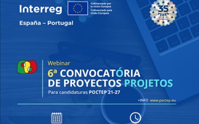 Webinar de preparação para a 6ª Convocatória do Interreg Espanha-Portugal