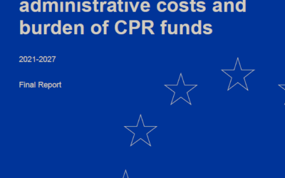 Avaliação dos custos administrativos e do ônus dos fundos do RDC 2021-2027