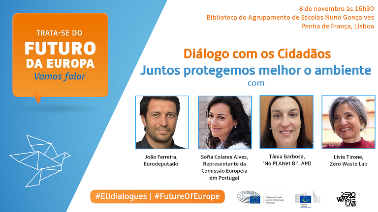Cartaz Diálogo com os Cidadãos 8 novembro 2019