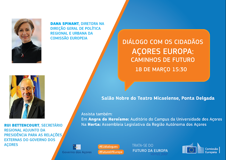Imagem Cartaz Diálogo com os Cidadãos - Açores