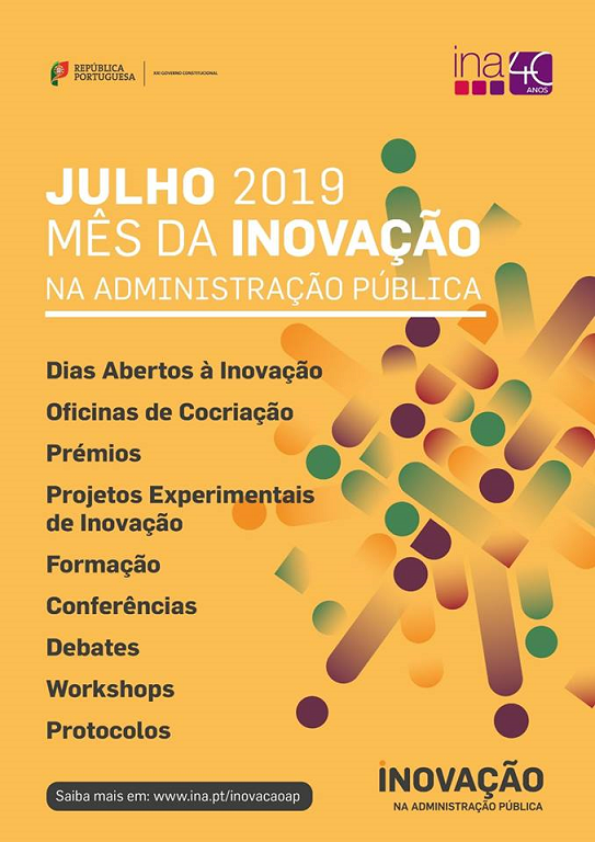 Imagem Cartaz Julho Mês da Inovação na AP