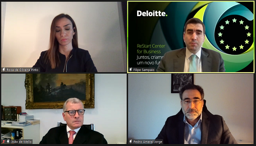 Imagem Painel Oradores webinar Deloitte 5 março 2021