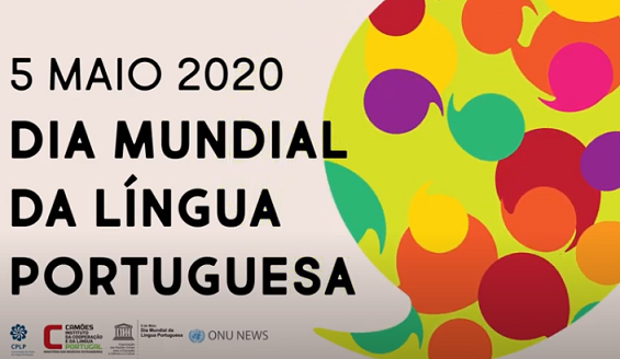 Imagem 5 de maio 2020 - Dia Mundial da Língua Portuguesa