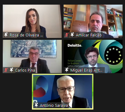 Imagem painel debate webinar Deloitte 19 fevereiro 2021