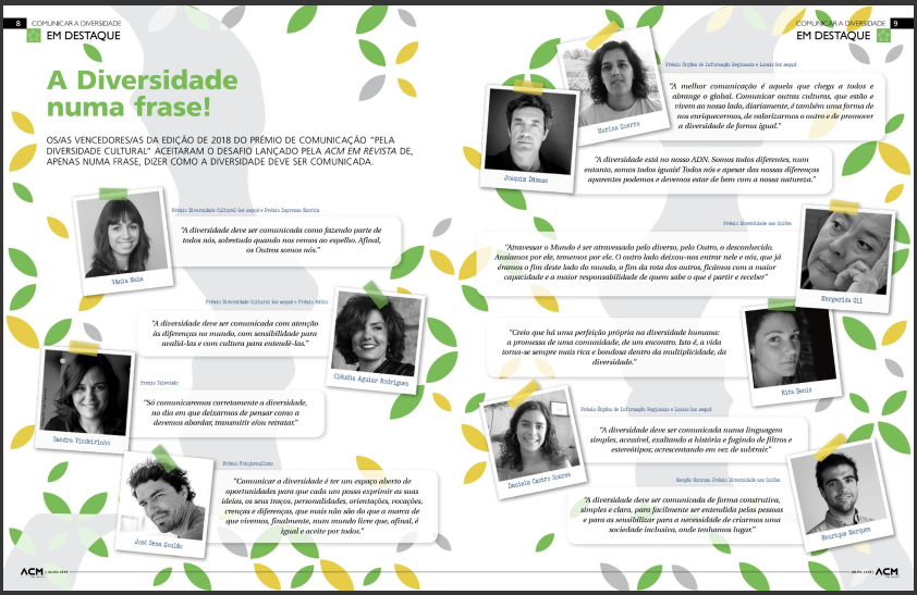 Imagem ACM - Diversidade numa frase