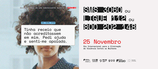 Imagem Cartaz Dia Internacional para a Eliminação da Violência contra as Mulheres