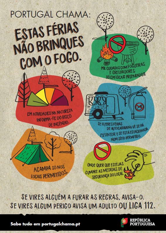 Imagem Cartaz sensibilização - Férias