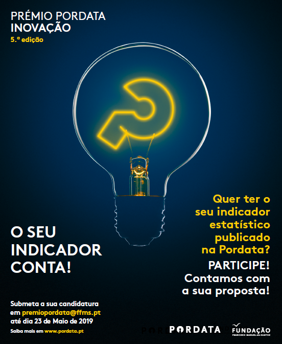 Imagem Cartaz Prémio Pordata Inovação 2019