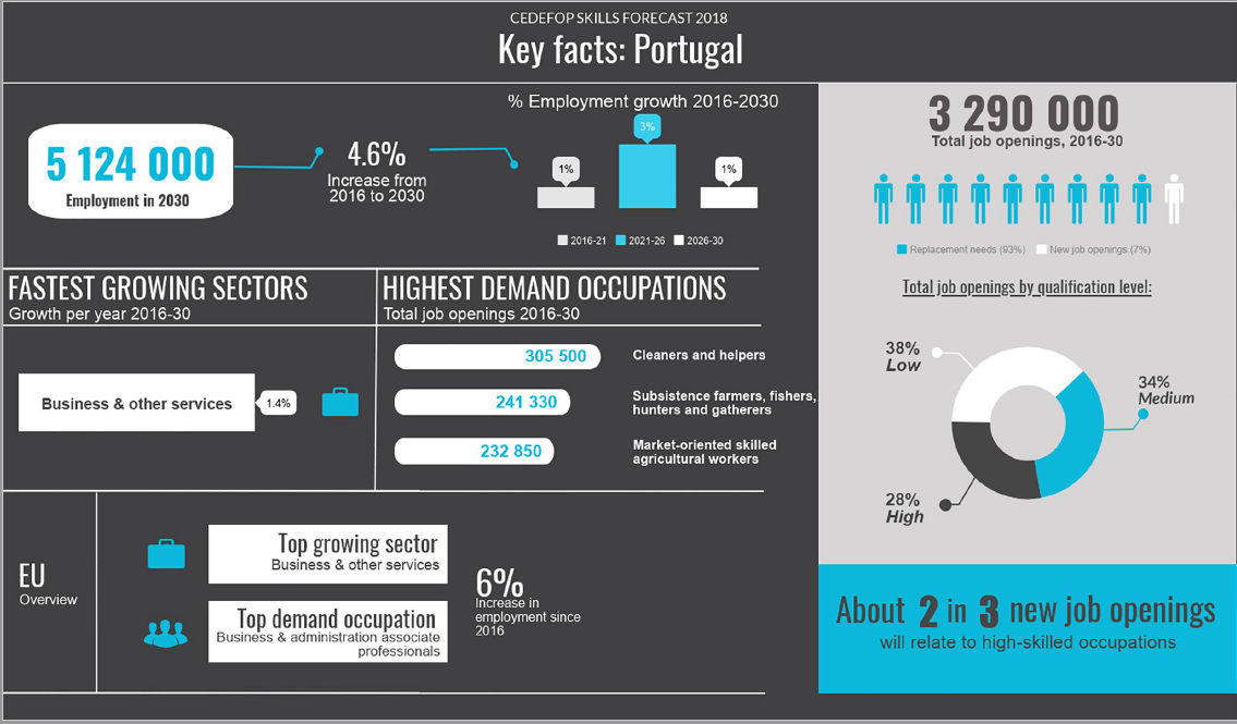 Imagem CEDEFOP - Síntese Portugal Competências