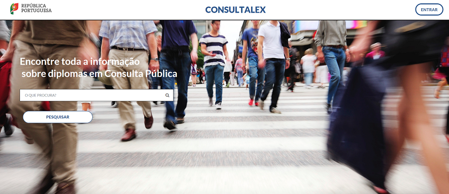 Imagem homepage ConsultaLEX