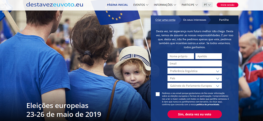 Imagem Homepage Desta Vez Eu Voto