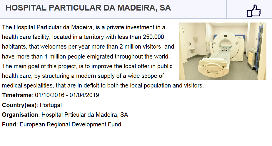 Imagem Hospital Particular da Madeira