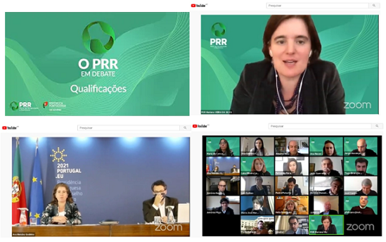 Imagem Mix de Fotografias - PRR em Debate - Qualificações