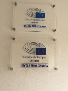 Imagem Placa Embaixadora do Parlamento Europeu