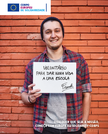 Imagem Voluntário Corpo Europeu de Solidariedade