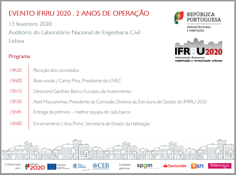 Imagem Programa evento IFRRU 2020 - 13 de fevereiro