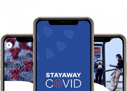 Imagem Aplicação portuguesa StayAway COVID