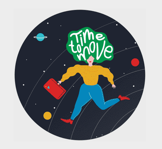 Imagem Time to Move - website