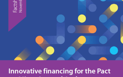 Financiamento inovador para o Pacto de Migração e Asilo. Instrumentos financeiros e financiamento misto