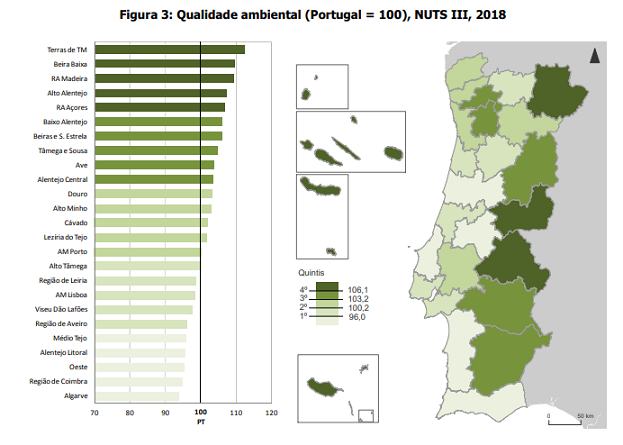 Mapa INE - Qualidade Ambiental