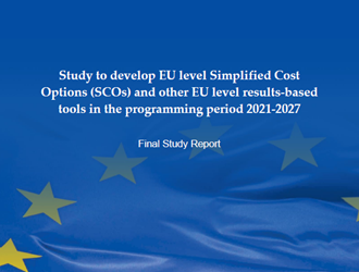 Study to develop EU level Simplified Cost Options (SCOs) and other EU level results-based tools in the programming period 2021-2027