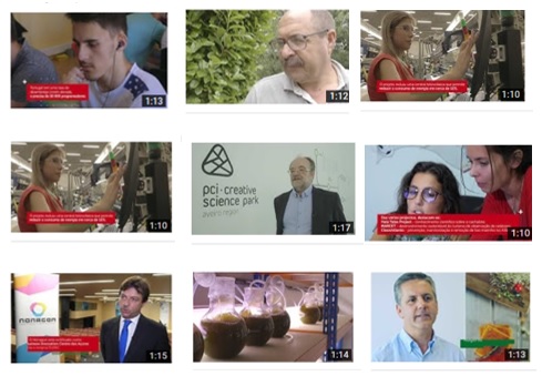 Imagem Vídeos Projetos Portugal 2020